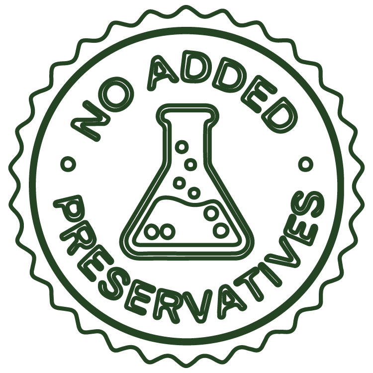 No added preservatives