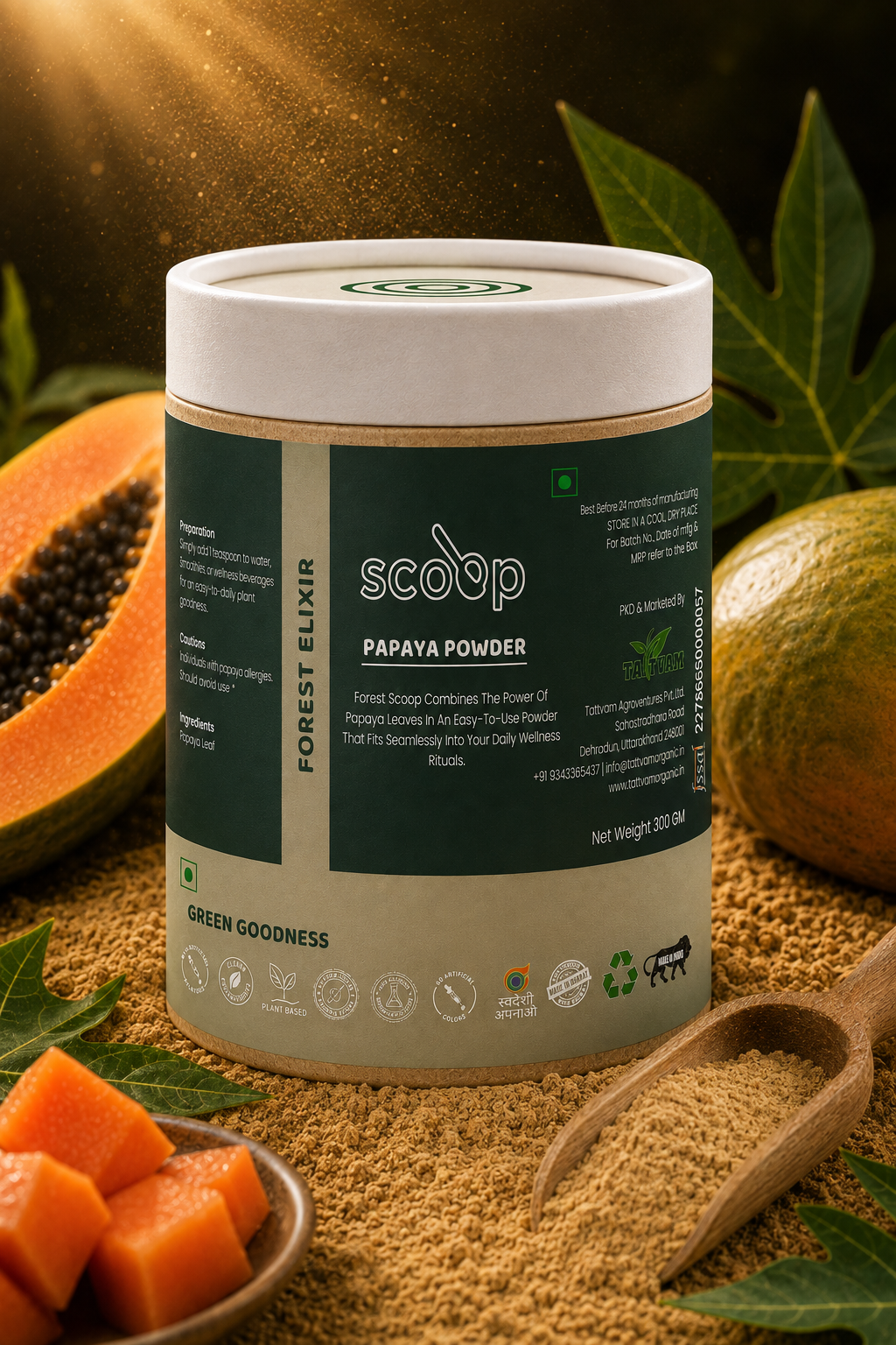 Forest Scoop (Papaya Leaf Powder)