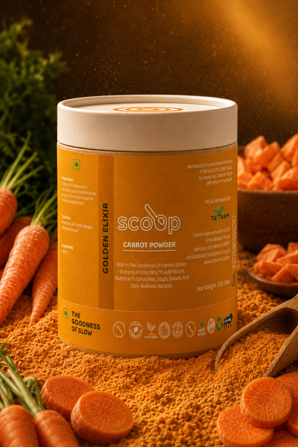 Golden Scoop (Carrot Powder Spray Dried)