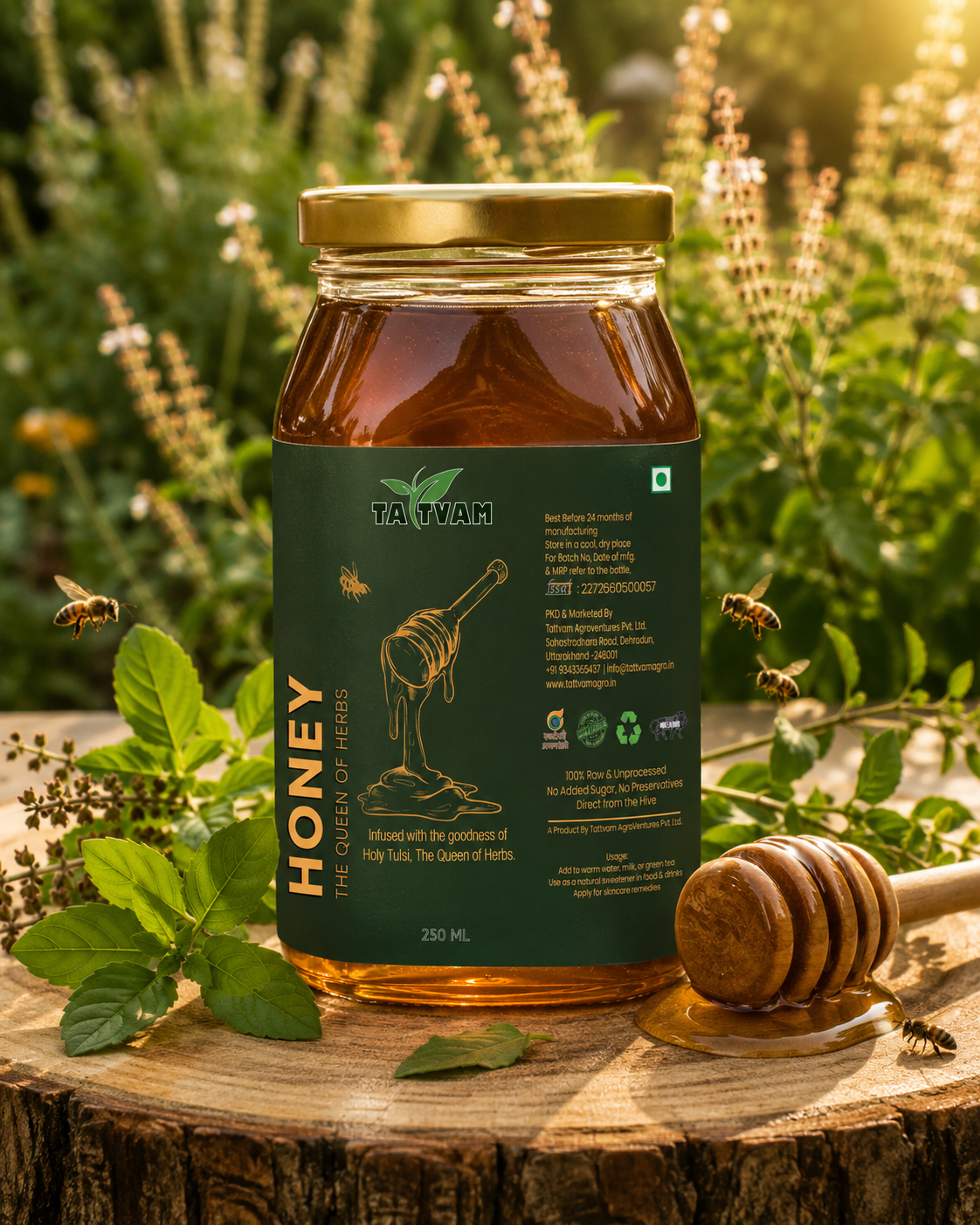 The Queen of Herbs (Tulsi honey)