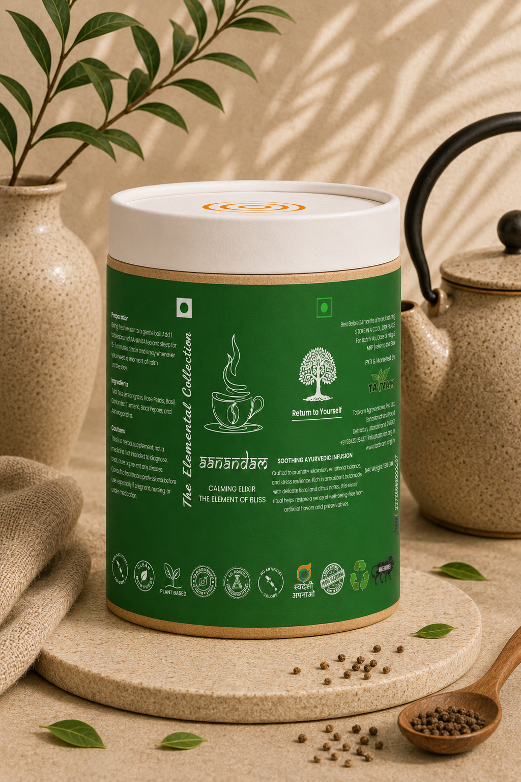 Anandam Calming Elixir The Element of Bliss